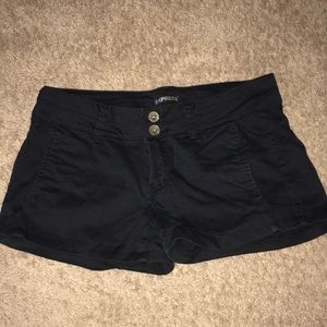 Express black shorts
